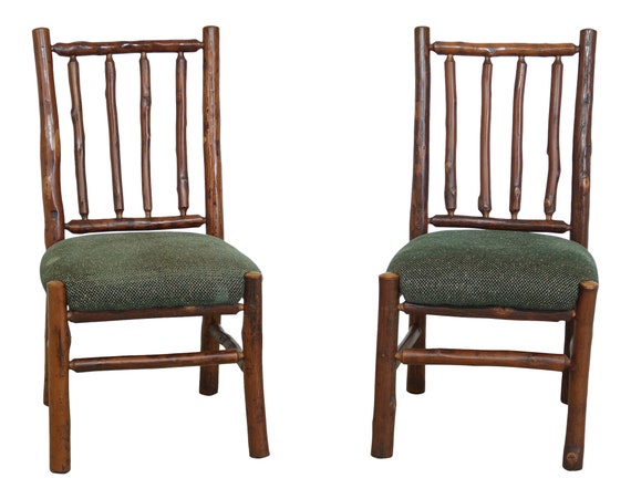 F31972ec Pair Flat Rock Furniture Rustic Adirondack Chairs Pair Flat Rock Furniture Rustic, Flat Rock Furniture