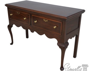 63593EC: HENKEL HARRIS 2 Drawer Mahogany Jamestown Server