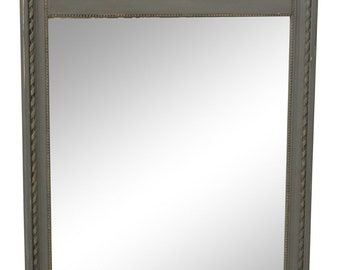 F59017EC: Vintage French Louis XV Style Trumeau Mirror