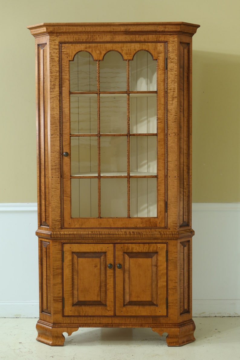 49945EC Benchmade Hand Crafted Tiger Maple Corner Etsy