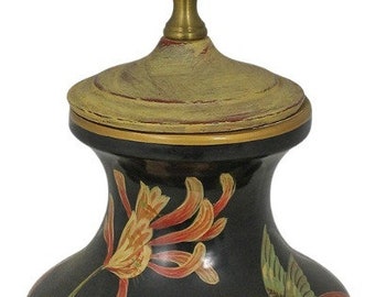 F58560EC: WILDWOOD Bird & Floral Decorator Table Lamp