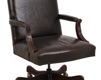 LF74737: HANCOCK & MOORE Leather Office Desk Chair