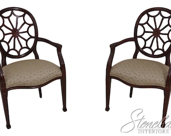 Pretty Pair of Vintage Spider Back Arm Chairs - Made in Italy. - Etsy