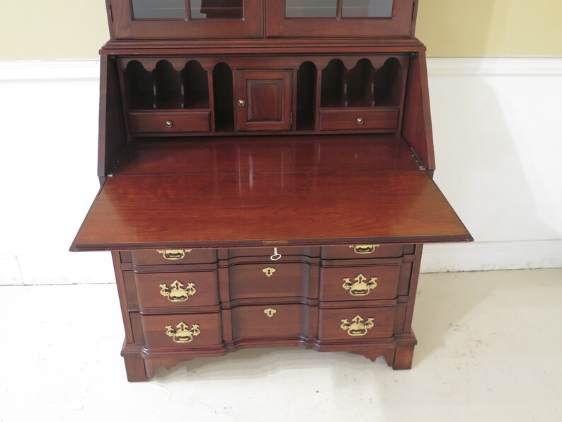48112EC PENNSYLVANIA HOUSE Block Front Cherry Secretary Desk Desks