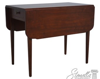 L73055: WRIGHT TABLE CO 2 Drawer Country Drop Leaf Pembroke Table