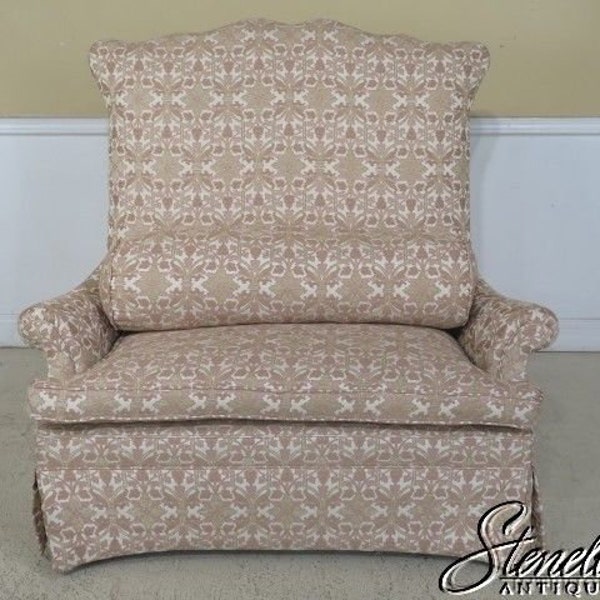 L29558EC: Custom Upholstered High Back Clean Loveseat