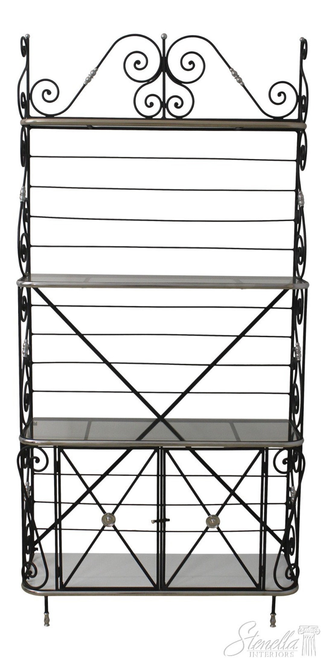 56971EC Wrought Iron French Style Bakers Rack Etsy