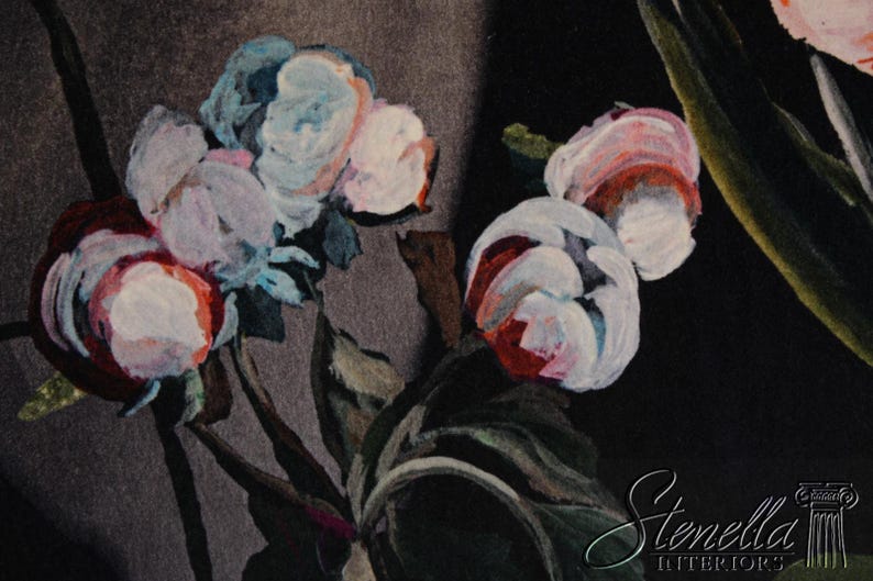 L72378: MACKENZIE CHILDS Whimsical Upholstered Loveseat Settee 画像 4