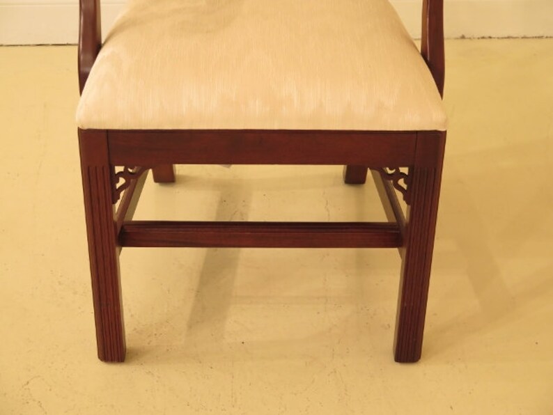 L45152ec Set Of 6 Knob Creek Chippendale Cherry Dining Room Chairs