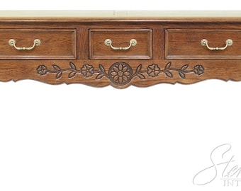 51271EC: Country French Style 3 Drawer Oak Sideboard Console Table