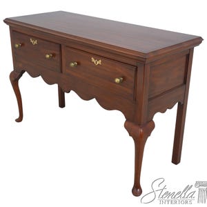 67221: HENKEL HARRIS Queen Anne Mahogany 2 Drawer Server
