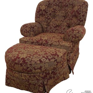 Sherrill chair 2024 and ottoman
