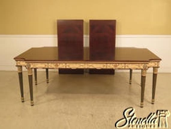 41840ec Ej Victor Regency Paint Decorated Dining Room Table Image 0