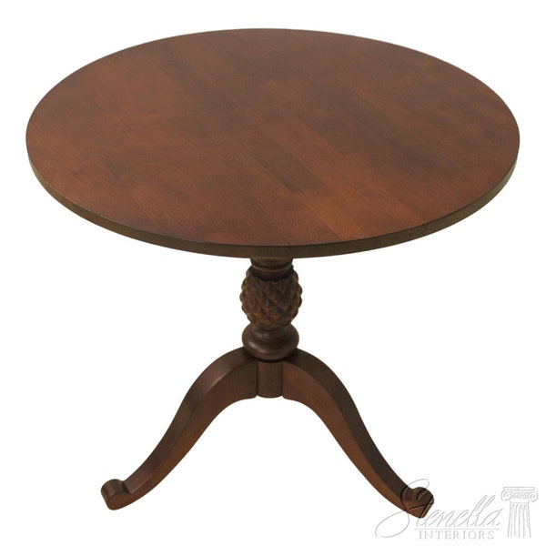 Ethan Allen Round Coffee Table Etsy