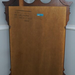 68341: DREXEL HERITAGE Mahogany Chippendale Mirror image 9