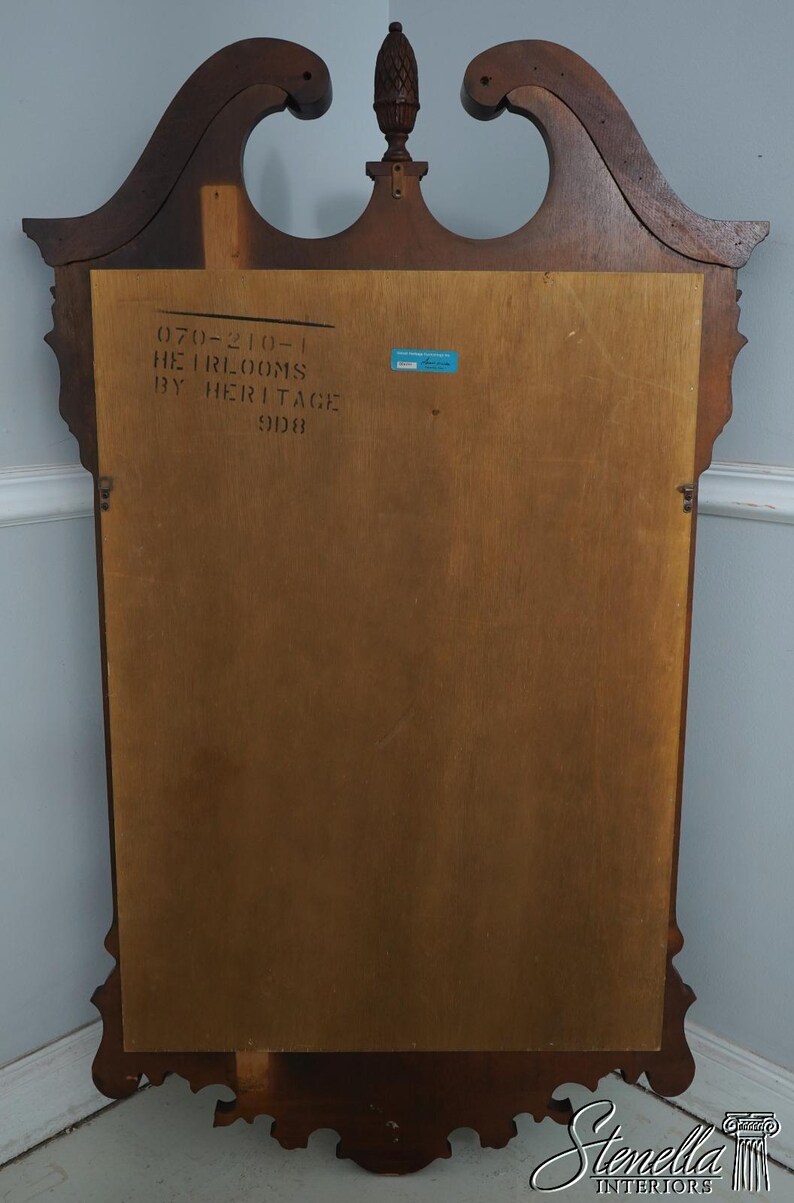 68341: DREXEL HERITAGE Mahogany Chippendale Mirror image 9
