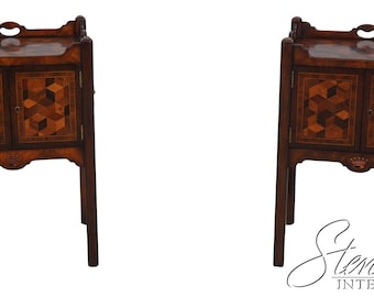L74388: Pair THEODORE ALEXANDER Althorp Commode Nightstands