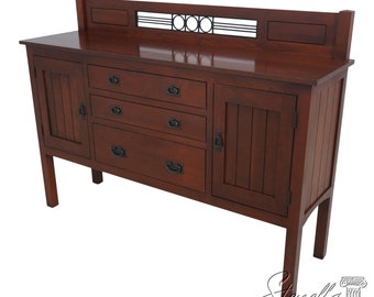 63868EC: CANAL DOVER Mission Arts & Crafts Cherry Sideboard