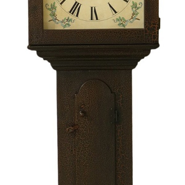 Painted Grandfather Clock Etsy