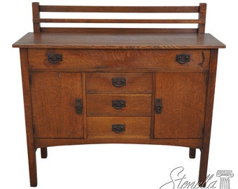 F63849EC: STICKLEY Antique Mission Oak Sideboard