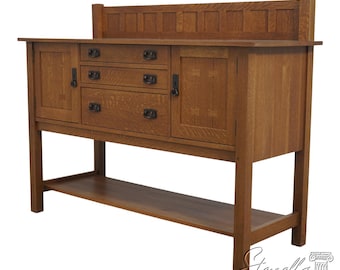 72558: STICKLEY Mission Oak Arts And Crafts Sideboard