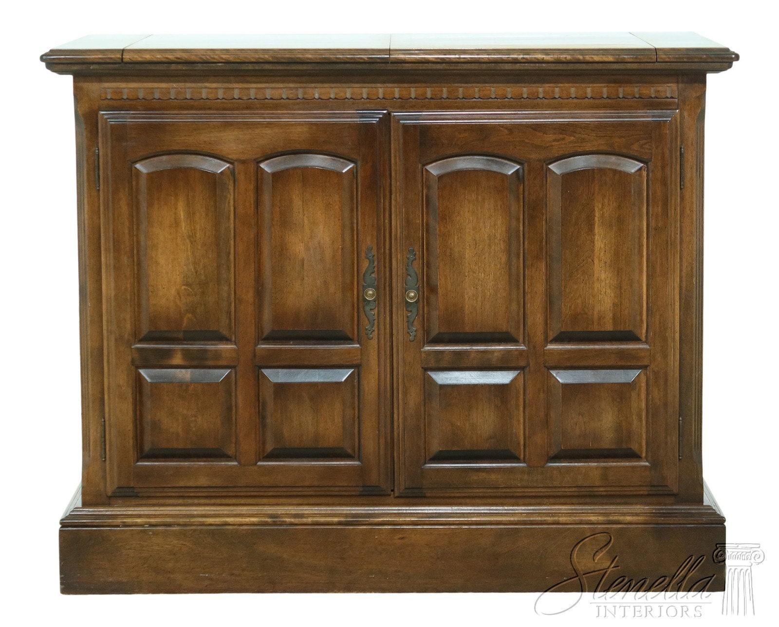 F50526EC ETHAN ALLEN Maple Classic Manor Flip Top Server Etsy
