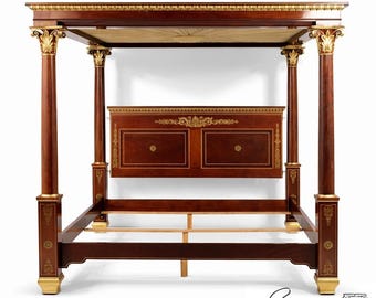 72363: KINDEL King Size Empire Canopy Bed