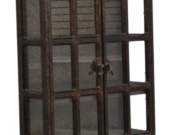 F73459: DREXEL ET CETERA Mid Century Modern Glass Display Cabinet