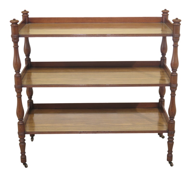 F30983EC Regency Style 3 Tiered Trolley Cart Server