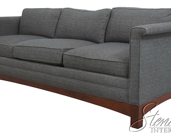 72892: STICKLEY Arts & Crafts Cherry Upholstered Sofa