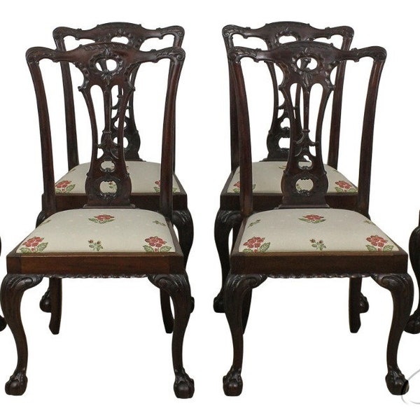 Antique Dining Chairs Etsy