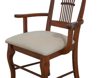 F60884EC: Maple Wheat Back Occasional Armchair