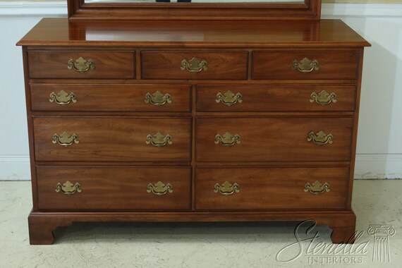 F50606EC HENKEL HARRIS Cherry Dresser W. Matching Mirror Etsy UK