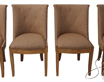 L62282EC: Set of 4 Modern Design Tufted Upholstered Dining Chairs