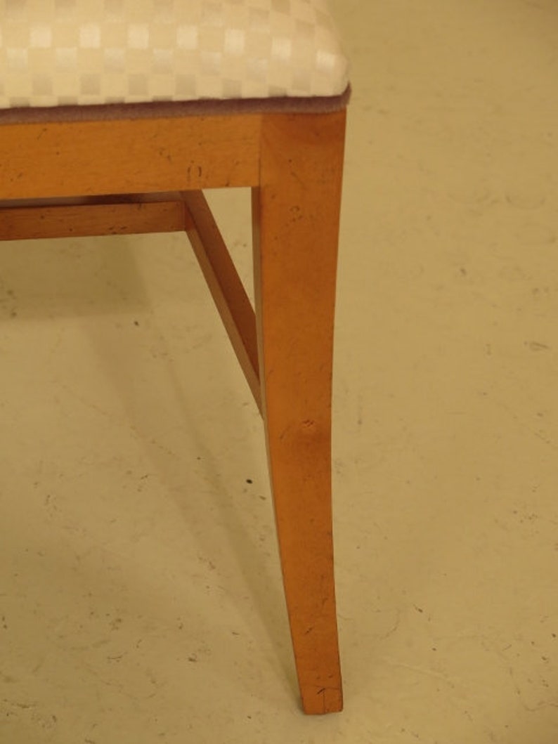 30199EC Set Of 4 BAKER Modern Design Upholstered Dining Room Chairs