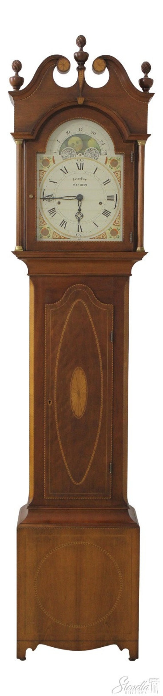 54075Ec Sligh Henry Ford Collection Inlaid Grandfather Clock
