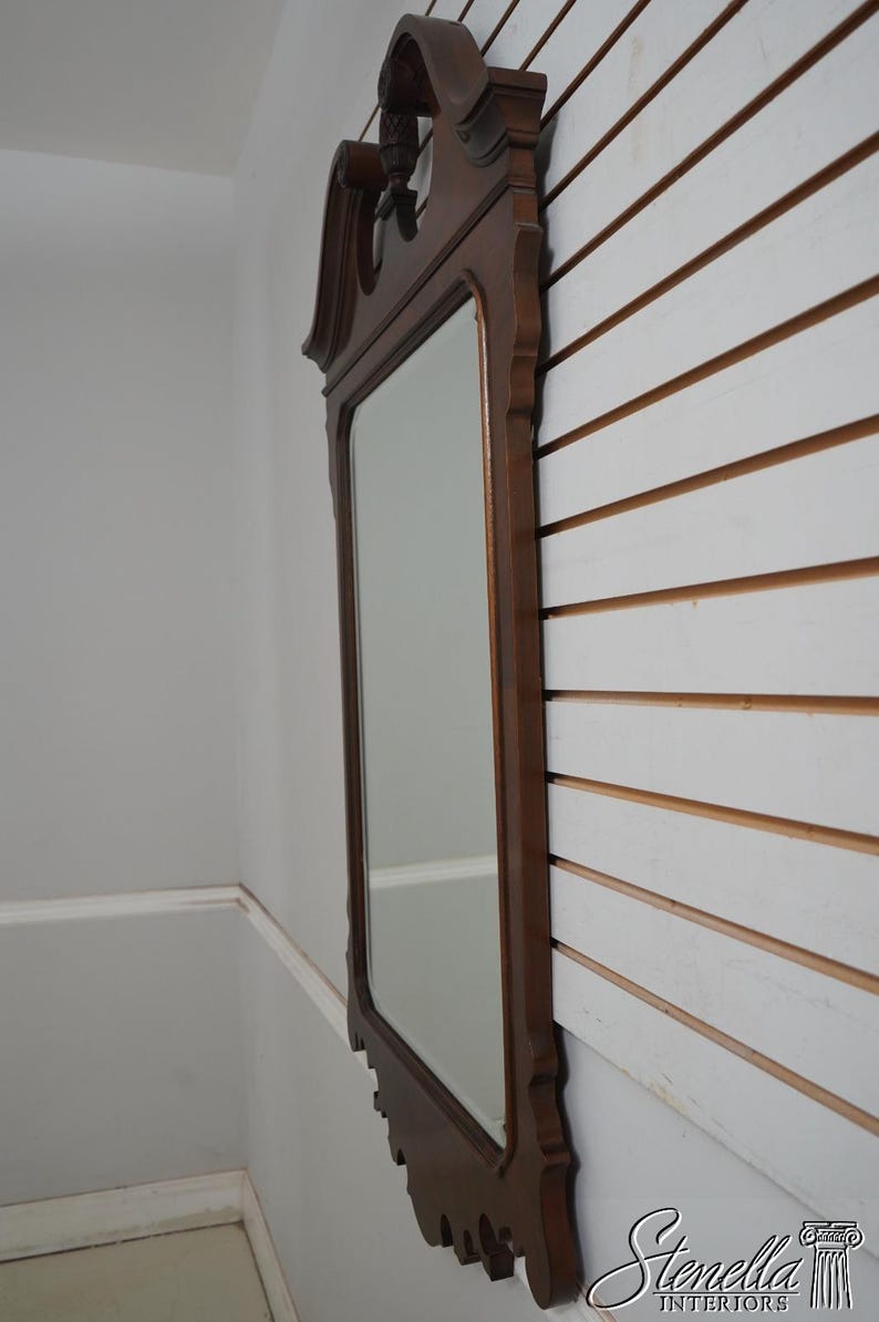 68341: DREXEL HERITAGE Mahogany Chippendale Mirror image 2