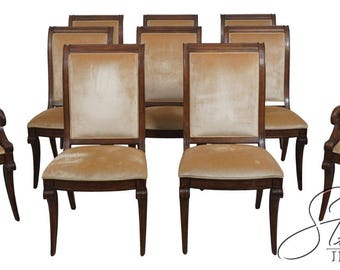 L72631: Set of 10 CENTURY Regency Dining Chairs