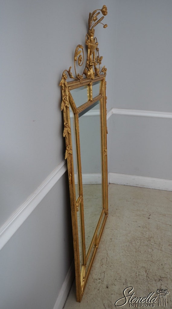 62207EC: FRIEDMAN BROTHERS Model 6181 Gold Leaf Adams Mirror
