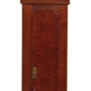 L41684E: J.S. SHOTT Pennsylvania Cherry Bench Made Grandfather Clock
