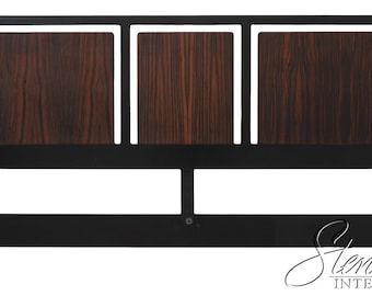 F72542: JOHN STUART Mid Century Modern Macassar King Size Headboard