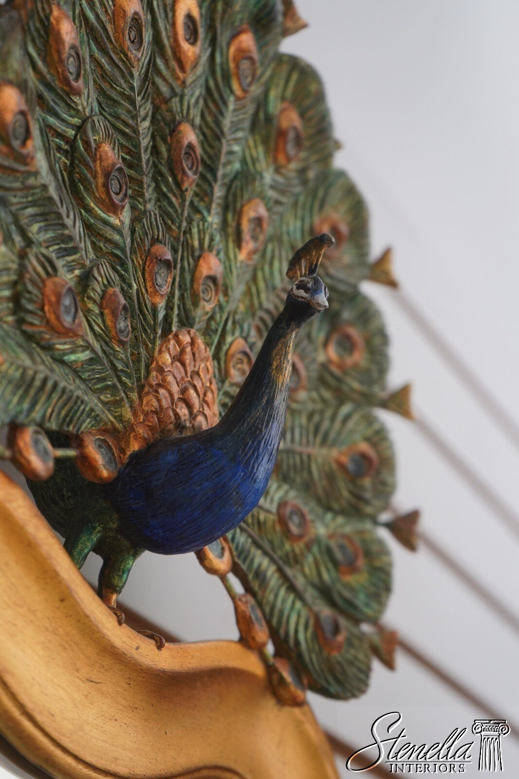 64486EC: CARVERS GUILD Gold Frame Peacock Decorator Mirror - Etsy