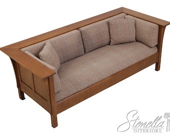73887: STICKLEY Mission Oak Prairie Settee Sofa