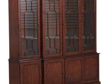 72932: MAITLAND SMITH Mahogany Georgian Style Breakfront