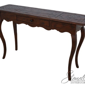 L62161EC: HEKMAN Distressed Finish Console Sofa Table w. Drawer