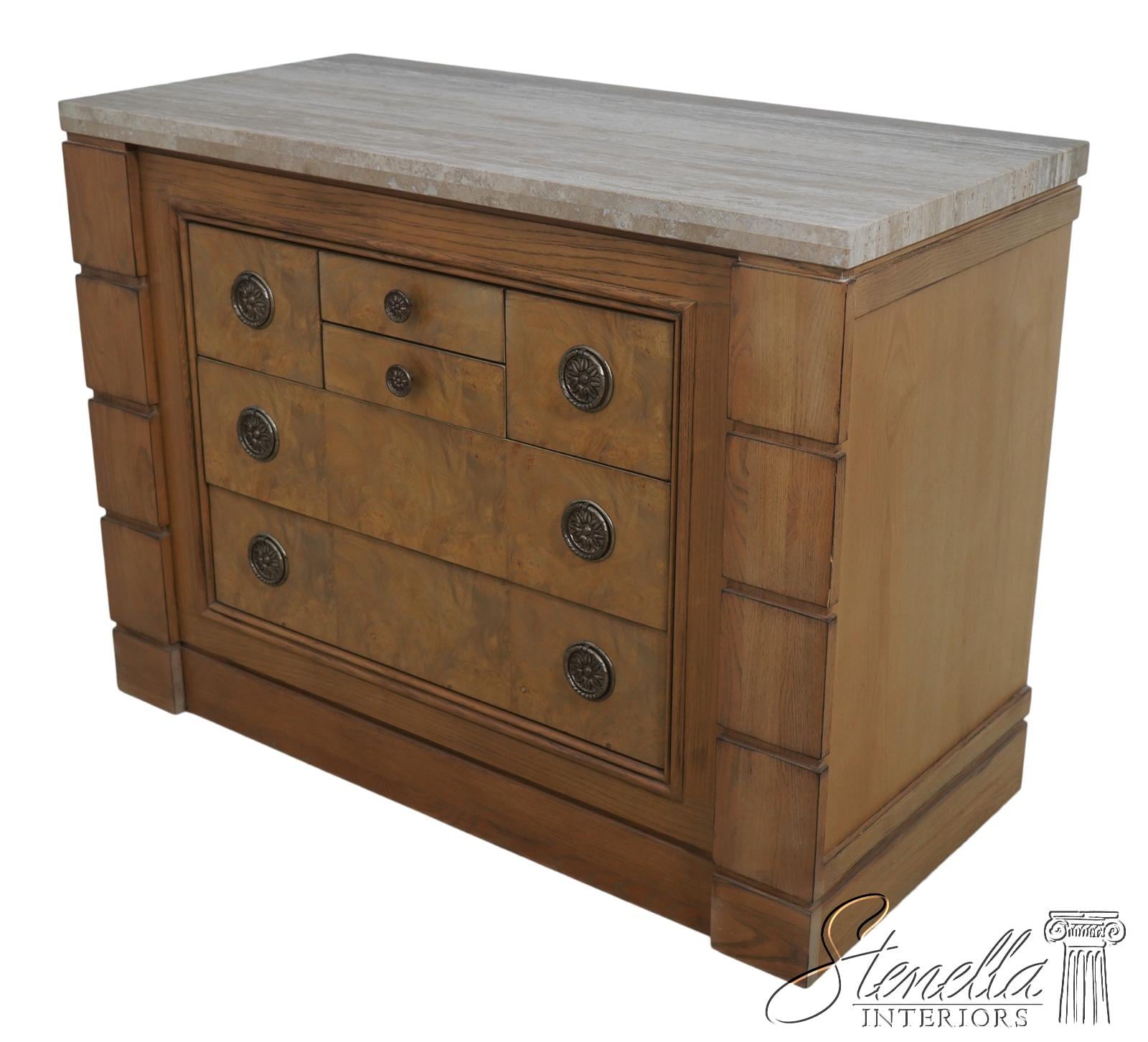 65337EC: DREXEL Modern Design Chest or Dresser W. Stone Top - Etsy