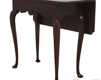 73081: STICKLEY Colonial Williamsburg Mahogany Drop Side Table