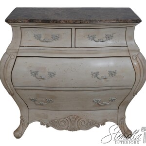 L72319: Marble Top Italian Style Commode Chest