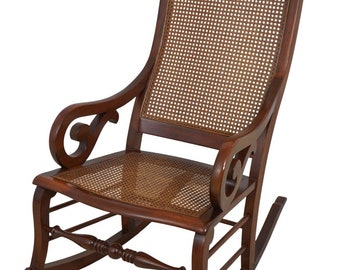 61403EC: Victorian Style Quality Reproduction Rocking Chair