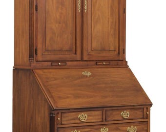 73805: HENKEL HARRIS Walnut Secretary Blind Door Desk